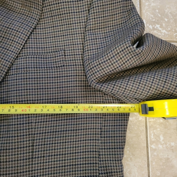 Lauren Ralph Lauren Men's Houndstooth Preppy Blazer Jacket. Size 40S - Picture 9 of 10